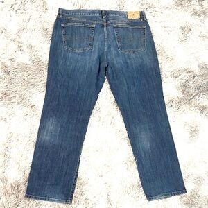 Lucky Brand Size 38/30L Dark Blue 429 Classic Straight Jeans